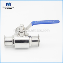 Hot Selling 2 way Tri-clamp 1/2" bsp stainless ball valve